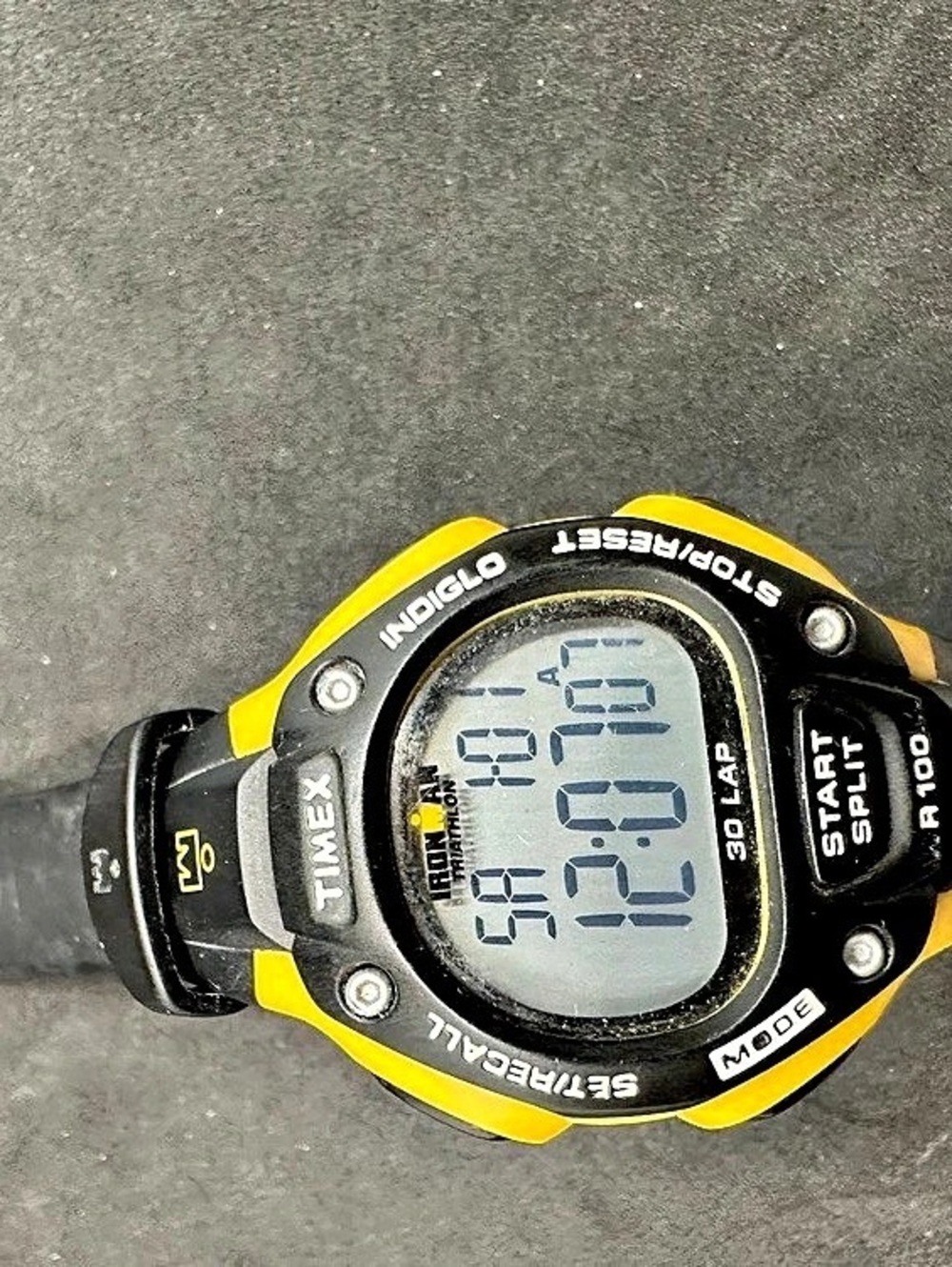 Timex Ironman Classic 100 30-Lap Full-Size Watch Black & Yellow